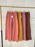 Summer Cotton Loose Wide Leg Trousers